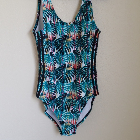 adidas Other - Adidas Painted Palms One Piece Bathing Suit